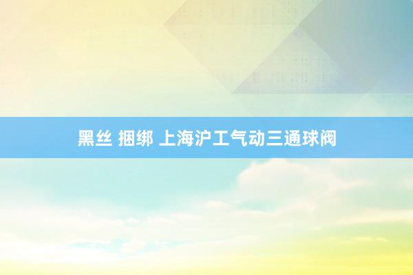 黑丝 捆绑 上海沪工气动三通球阀