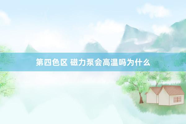 第四色区 磁力泵会高温吗为什么