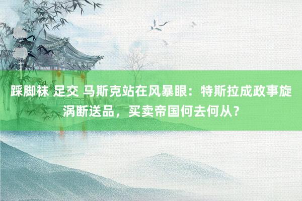 踩脚袜 足交 马斯克站在风暴眼：特斯拉成政事旋涡断送品，买卖帝国何去何从？